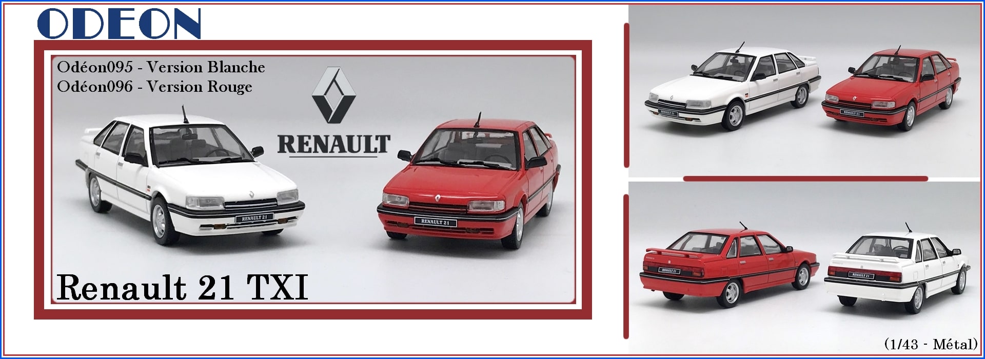 ODEON095 & ODEON096 - Renault 21 TXI 1991 